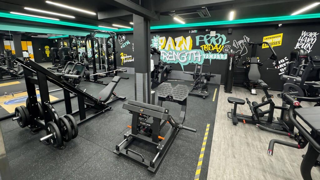 Pin-loaded equipment at GoFit Choa Chu Kang